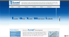 Desktop Screenshot of laxmipharmaequipments.com